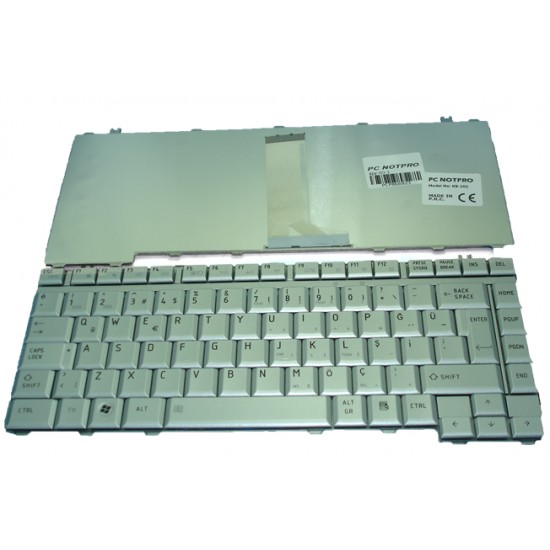 TOSHİBA A200 A205 A215 M200 9J.N9082.B01 9J.N9082.C01 TR GÜMÜŞ Laptop Klavyesi Tuş Takımı