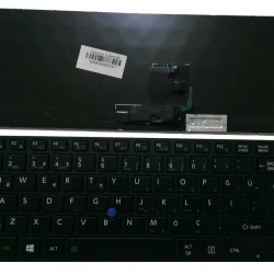 TOSHİBA R30-A Z40-AK01M Z40-AK03M Z40-AK05M TR SİYAH ÇERÇEVELİ Laptop Klavyesi Tuş Takımı