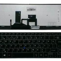 TOSHİBA Z30 Z30-A1301 NSK-V10BN 01 Z30-B  Z30T-A  TÜRKÇE SİYAH Laptop Klavyesi Tuş Takımı