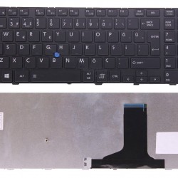TOSHİBA A50-A TÜRKÇE SİYAH ÇERÇEVELİ Laptop Klavyesi Tuş Takımı